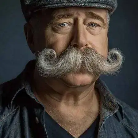 Man with mustache
