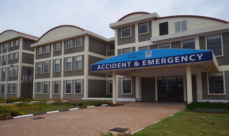 Chinese-built hospital in Africa